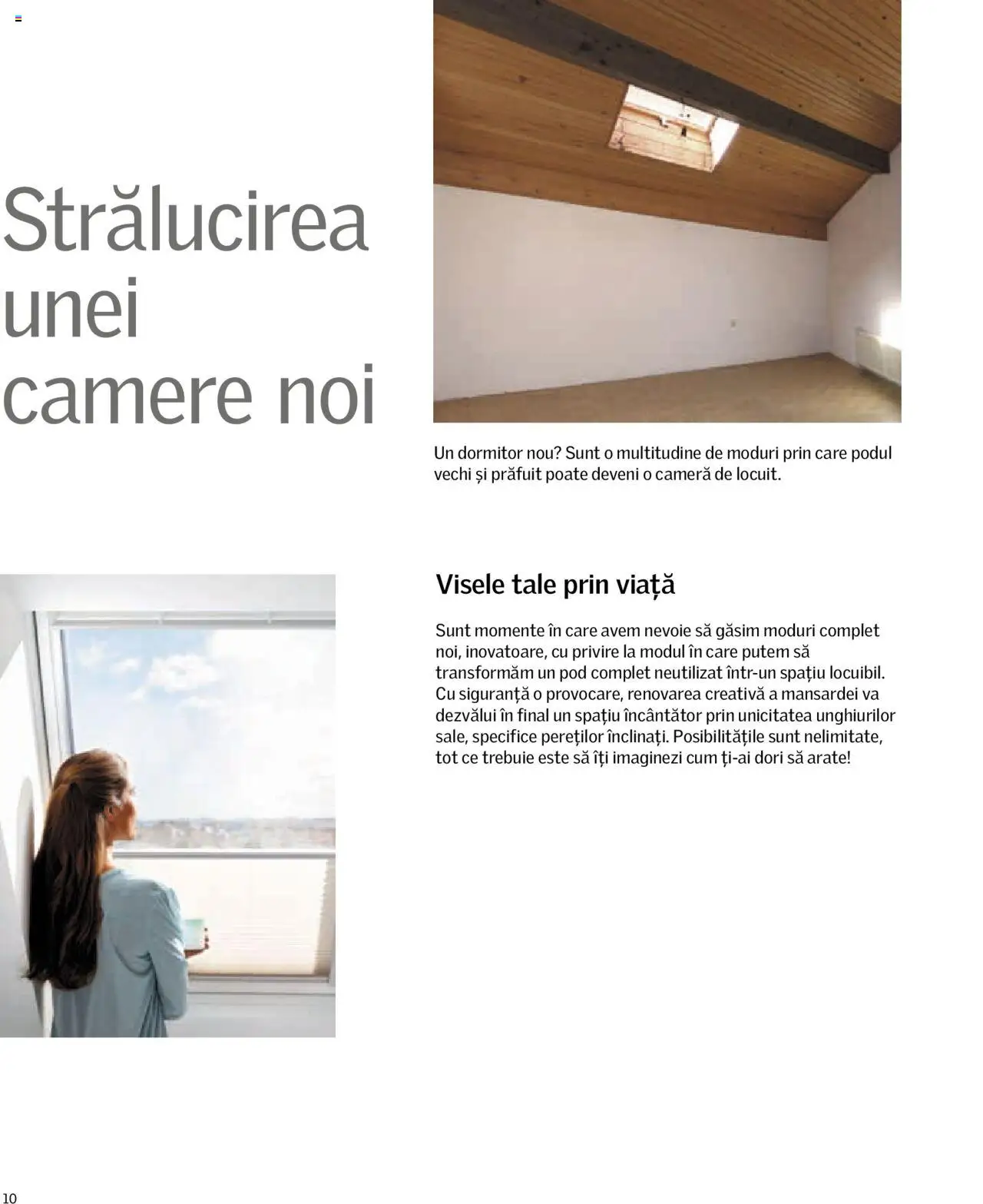 Velux catalog - Descoperă potențialul podului tău – valabil de la 01.01.2025 | Pagină: 10 | Produse: Cameră