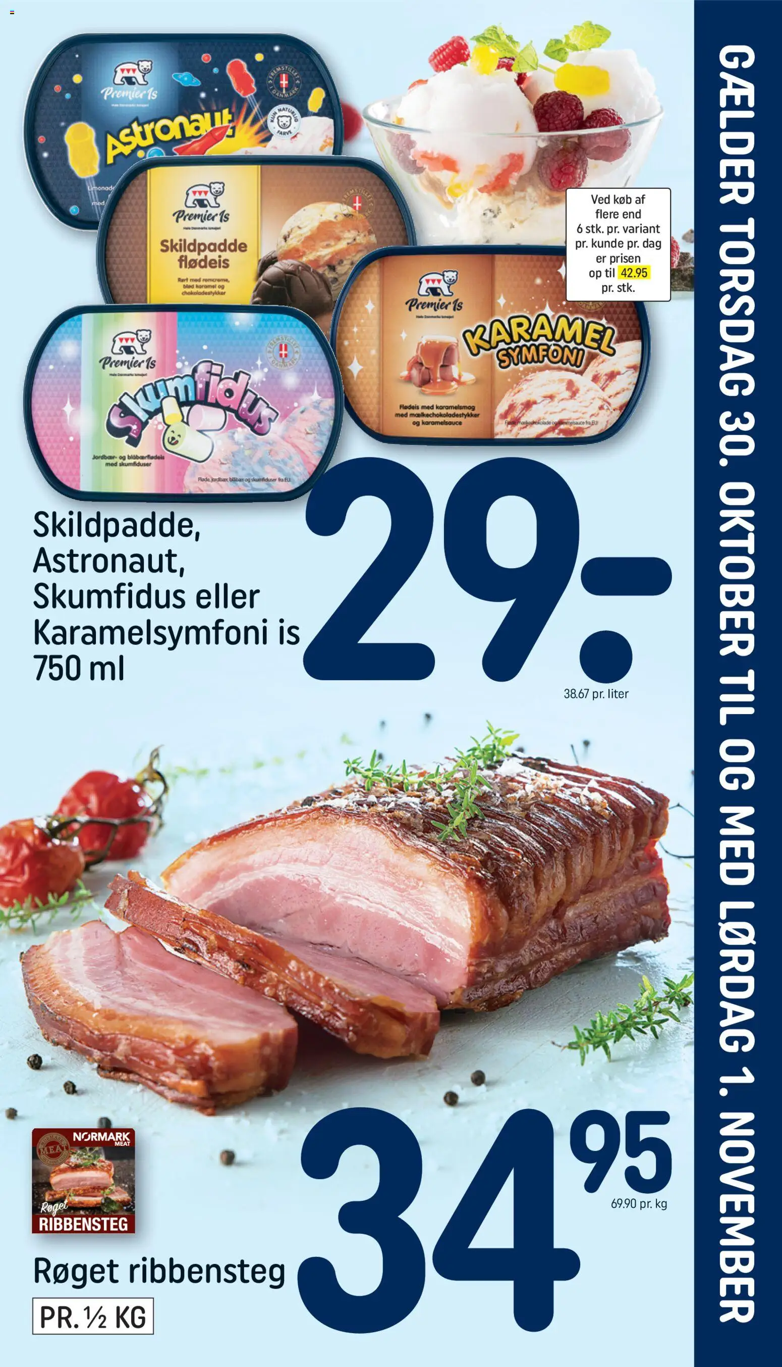 Rema 1000 tilbudsavis – gyldig fra 26.10.2025 | Side: 28 | Produkter: Flødeis, Is, Skumfiduser
