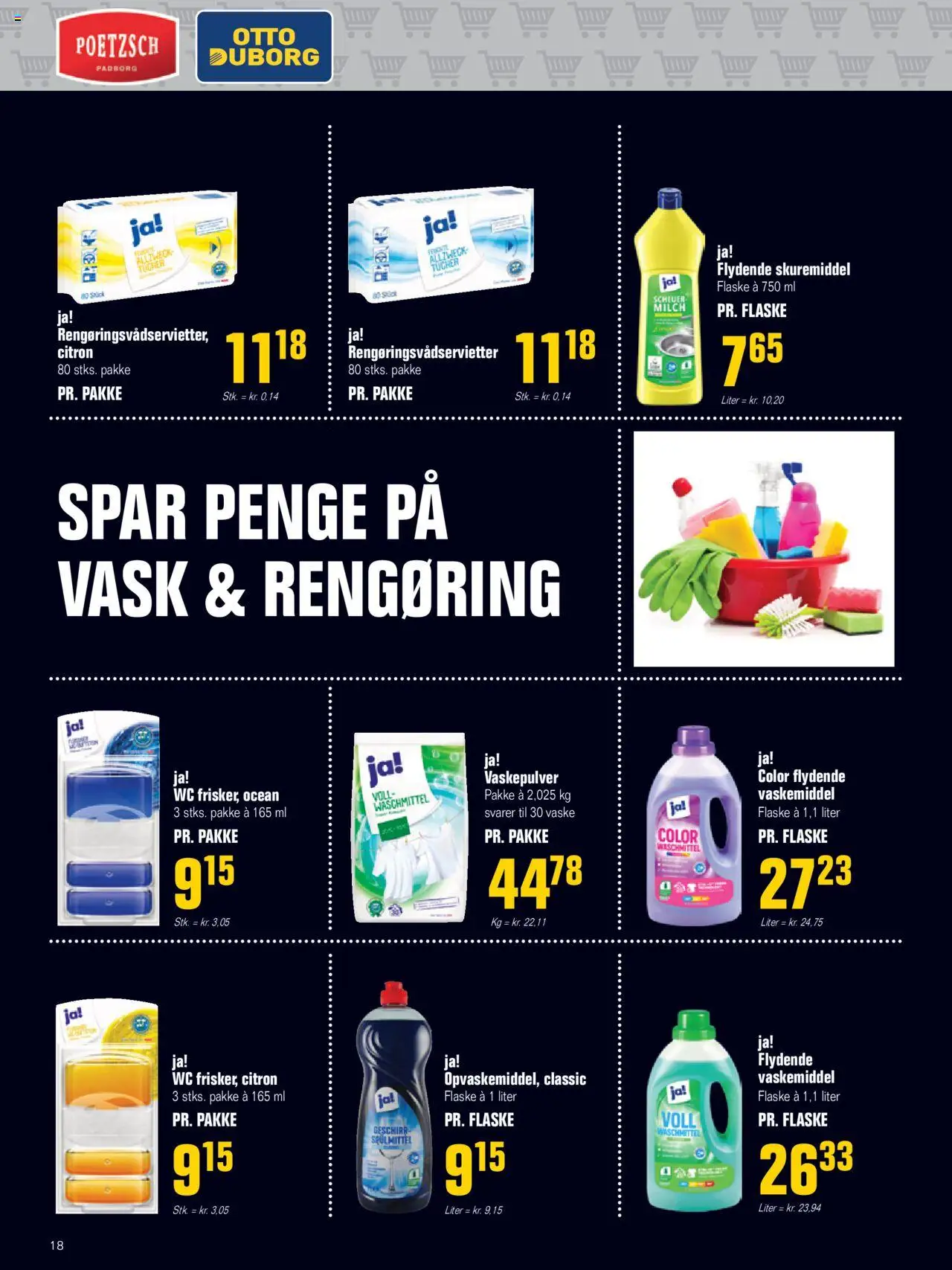 Poetzsch Padborg tilbudsavis – gyldig fra 18.09.2025 | Side: 18 | Produkter: Vaskepulver