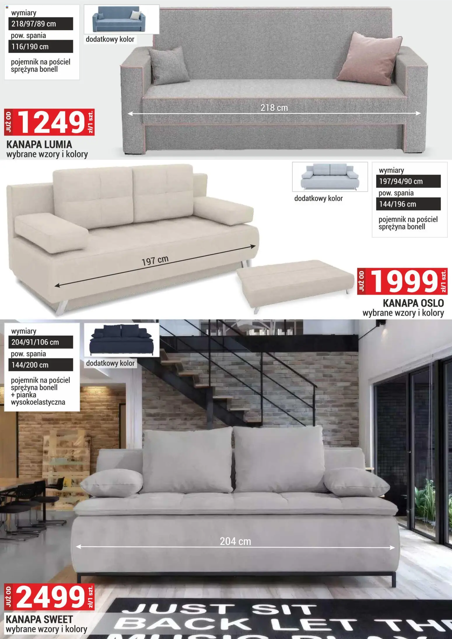 Merkury Market Gazetka - Meble, Wypoczynki, Materace od 01.02.2026 | Strona: 4 | Produkty: Pościel, Kanapa