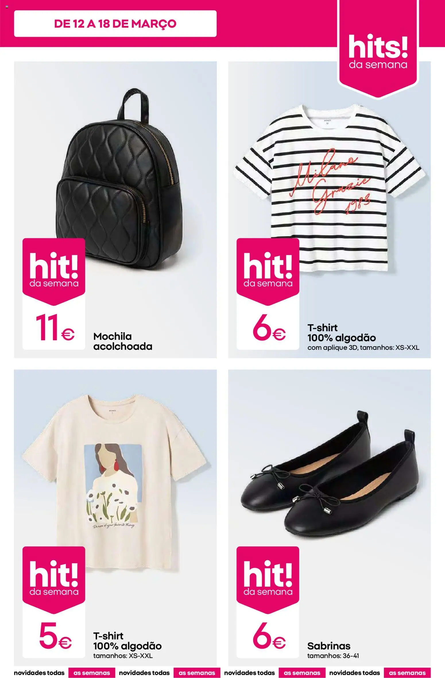 Pepco folheto │ válido de 12.03.2026 | Página: 5 | Produtos: Mochila, Algodão