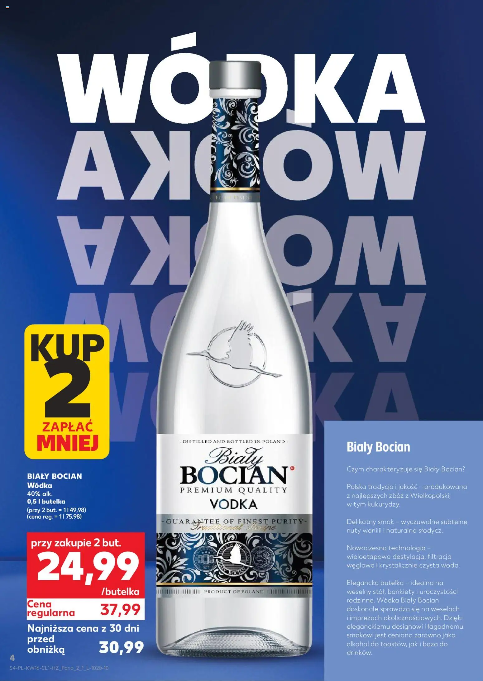 Kaufland Polsko leták - Barek od 16.04.2026 | Strana: 4 | Produkty: Finest, Vodka