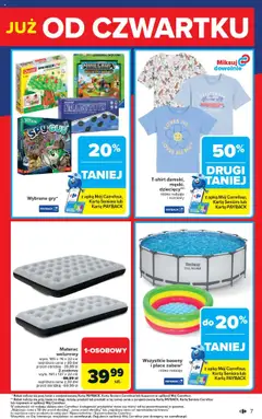 Carrefour Gazetka - Weekend promek już od czwartku od 10.07.2025 | Strona: 7 | Produkty: Karta, Magnetic, Gra, Materac