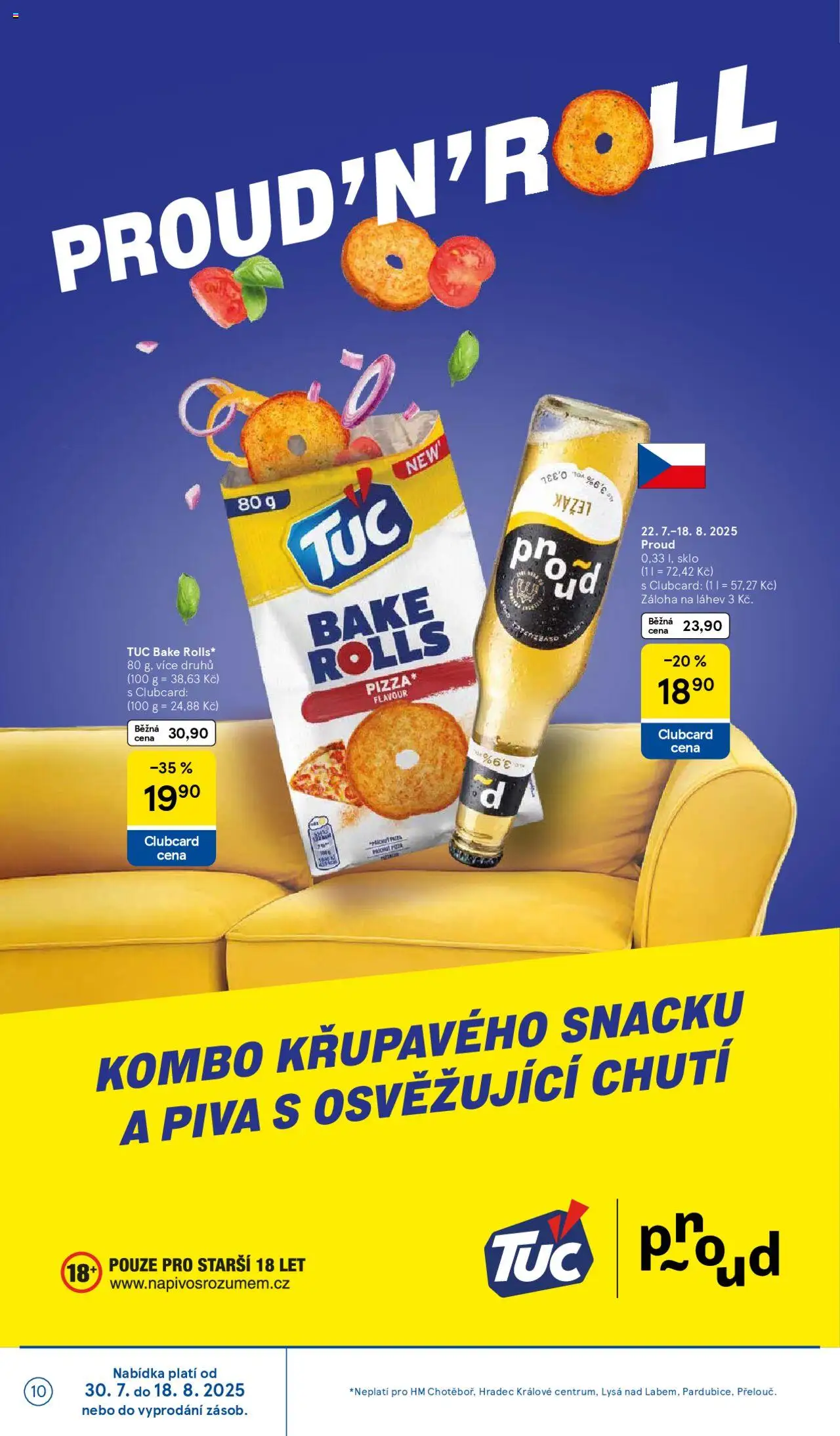 Tesco leták - Hypermarket od 06.08.2025 | Strana: 10 | Produkty: Láhev
