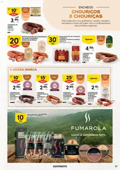 Pré-visualização FUMAROLA Patê Açoriano de Torresmo, FUMAROLA Patê Açoriano de Torresmo válido de 03.02.2026 | Página: 17 | Produtos: Frango, Cebola, Chouriço, Alheira