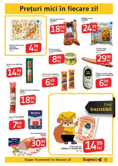 Ofertele Supeco valabile de la 19.02.2026 | Pagină: 17 | Produse: Crenvurști, Șuncă, Legume, Cârnați