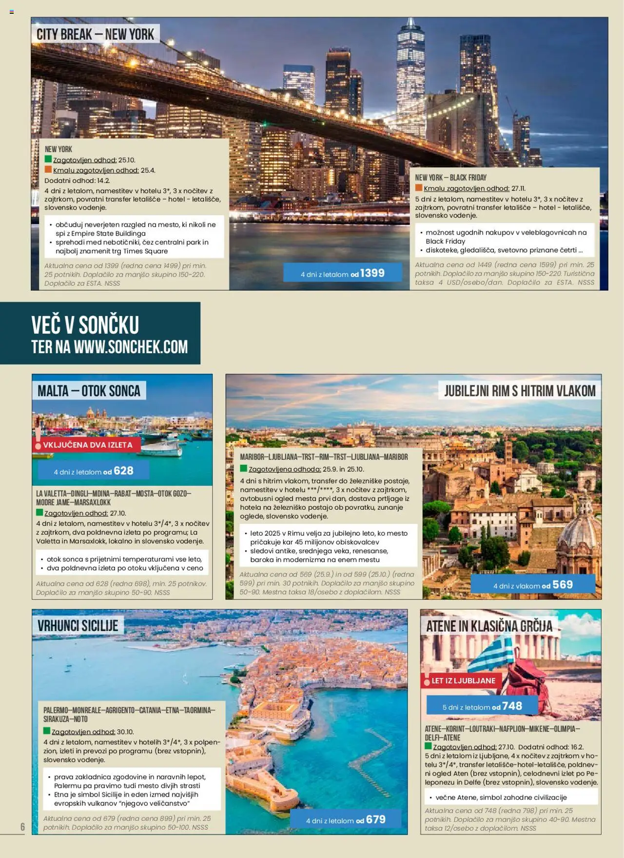 Novi Sonček katalog ponudbe – veljaven od 08.09.2025 | Stran: 6