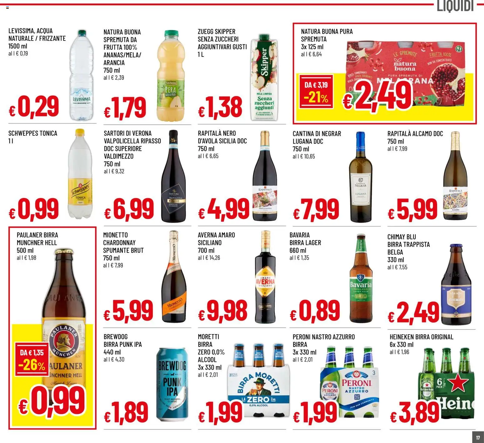 Volantino Galassia del 13.11.2025 | Pagina: 17 | Prodotti: Frutta, Pera, Arancia, Amaro