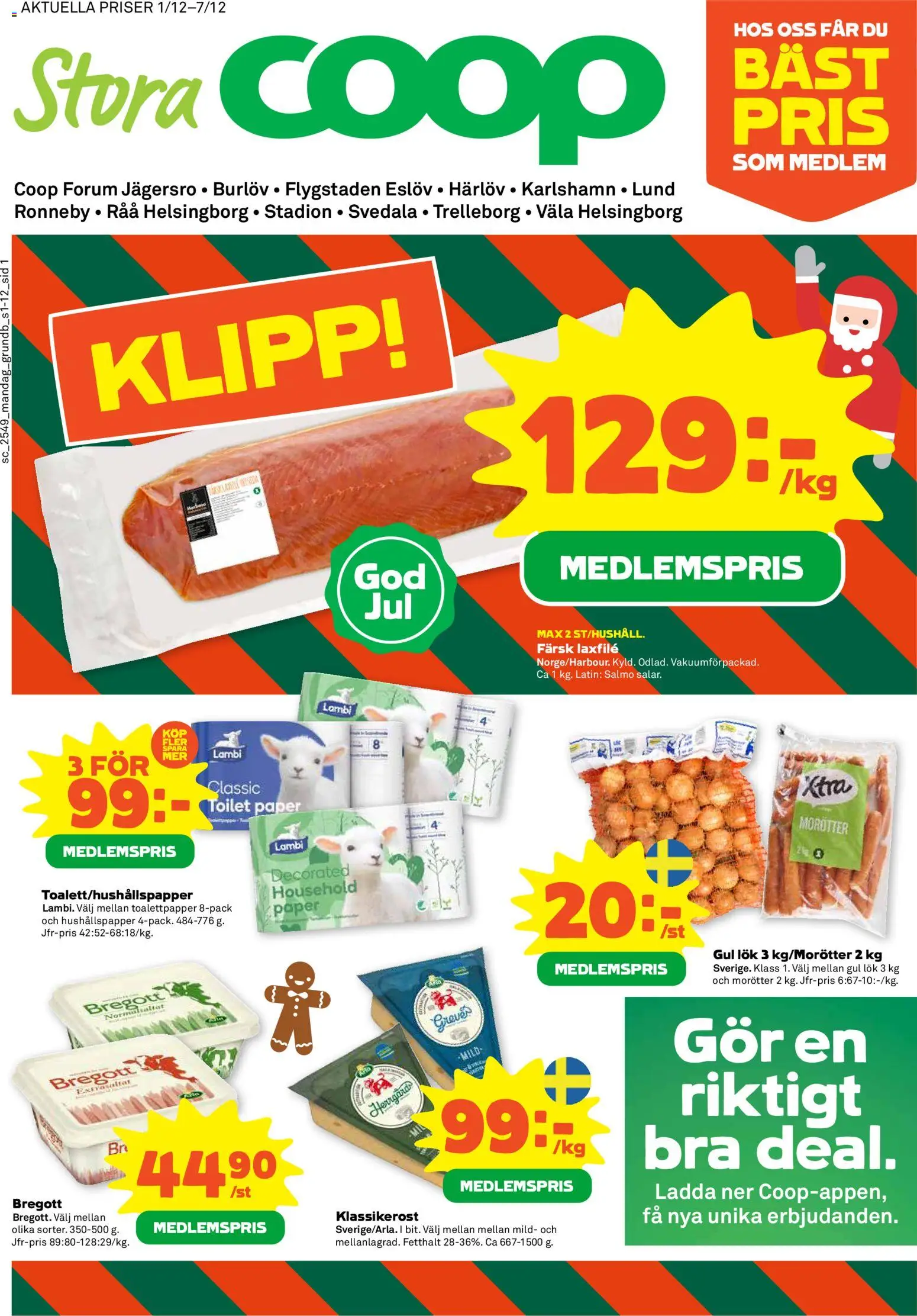 Stora Coop reklamblad aktuell från 01.12.2025 | Sida: 1