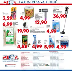 Anteprima del volantino Volantino Mega	 valido a partire dal 15.01.2026 | Pagina: 12 | Prodotti: Spazzola, Asciugatutto, Aspirapolvere, Asciugacapelli
