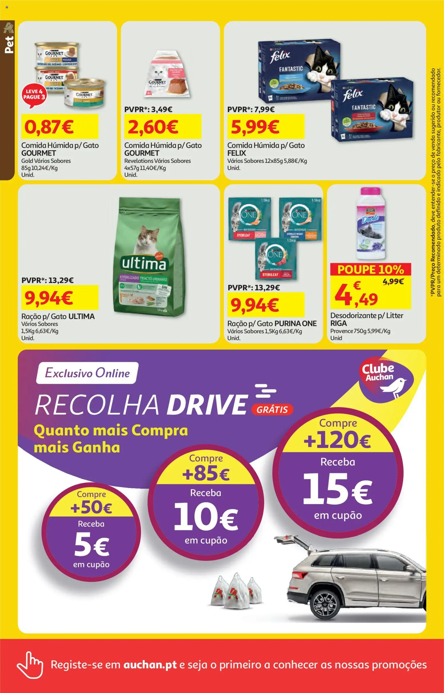 Auchan folheto │ válido de 08.01.2026 | Página: 16 | Produtos: Purina one, Desodorizante