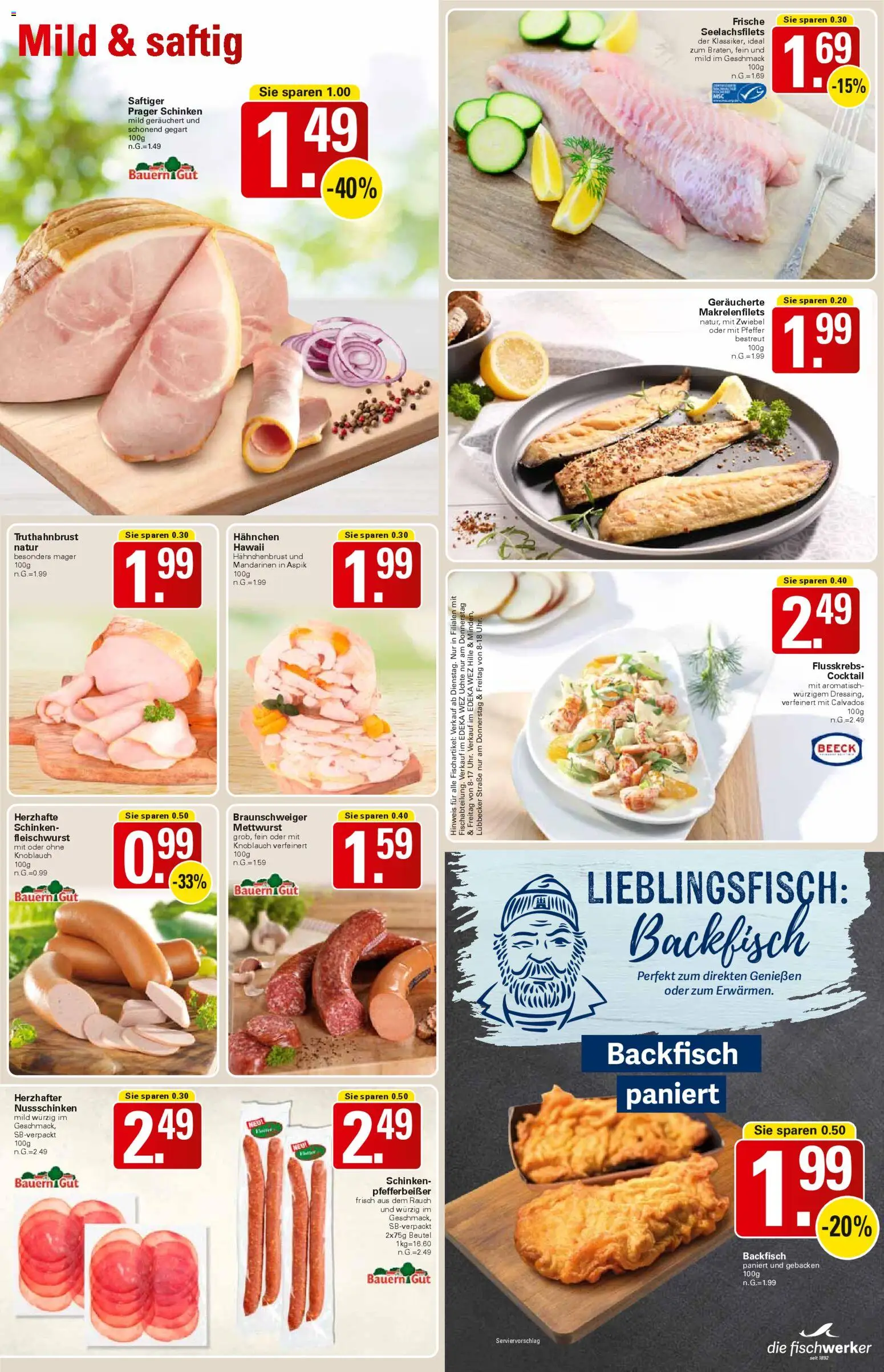 WEZ Prospekt – gültig ab 26.01.2026 | Seite: 7 | Produkte: Mandarinen, Knoblauch, Schinken, Hahnchenbrust