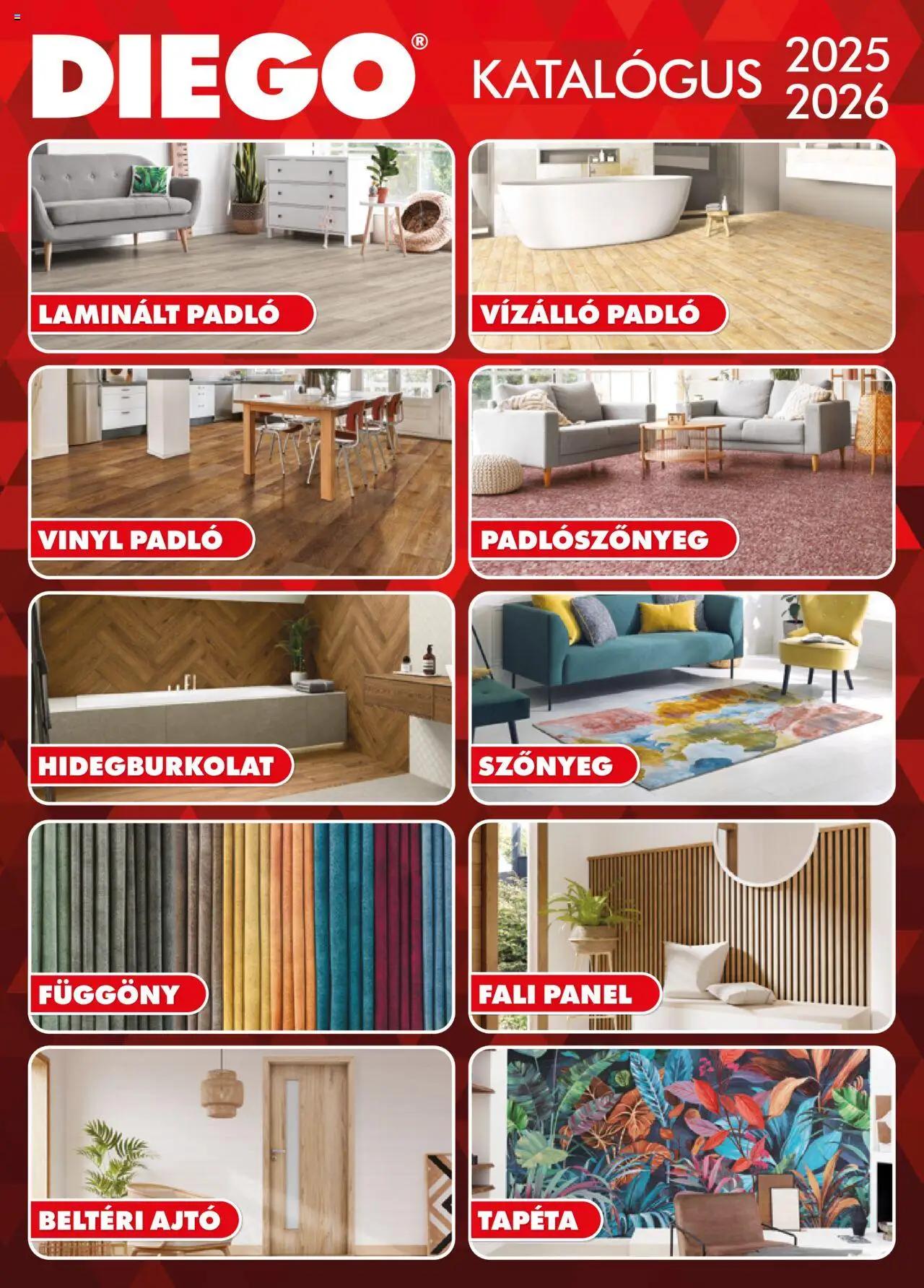 Diego akciós ujság - amely érvényes a következő dátumtól: 02.10.2025 | Oldal: 1 | Termékek: Padlószőnyeg, Függöny, Szőnyeg, Vinyl padló