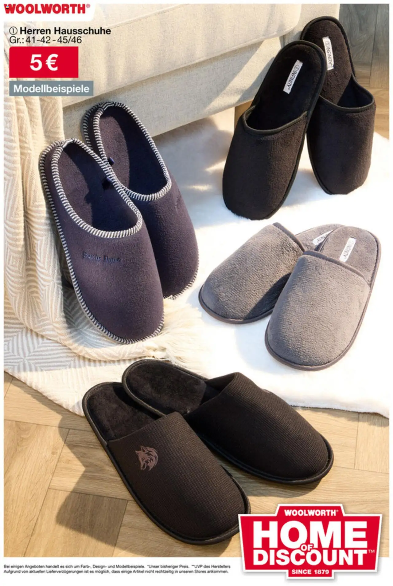 Woolworth Prospekt 	 – gültig ab 05.09.2025 | Seite: 25 | Produkte: Hausschuhe