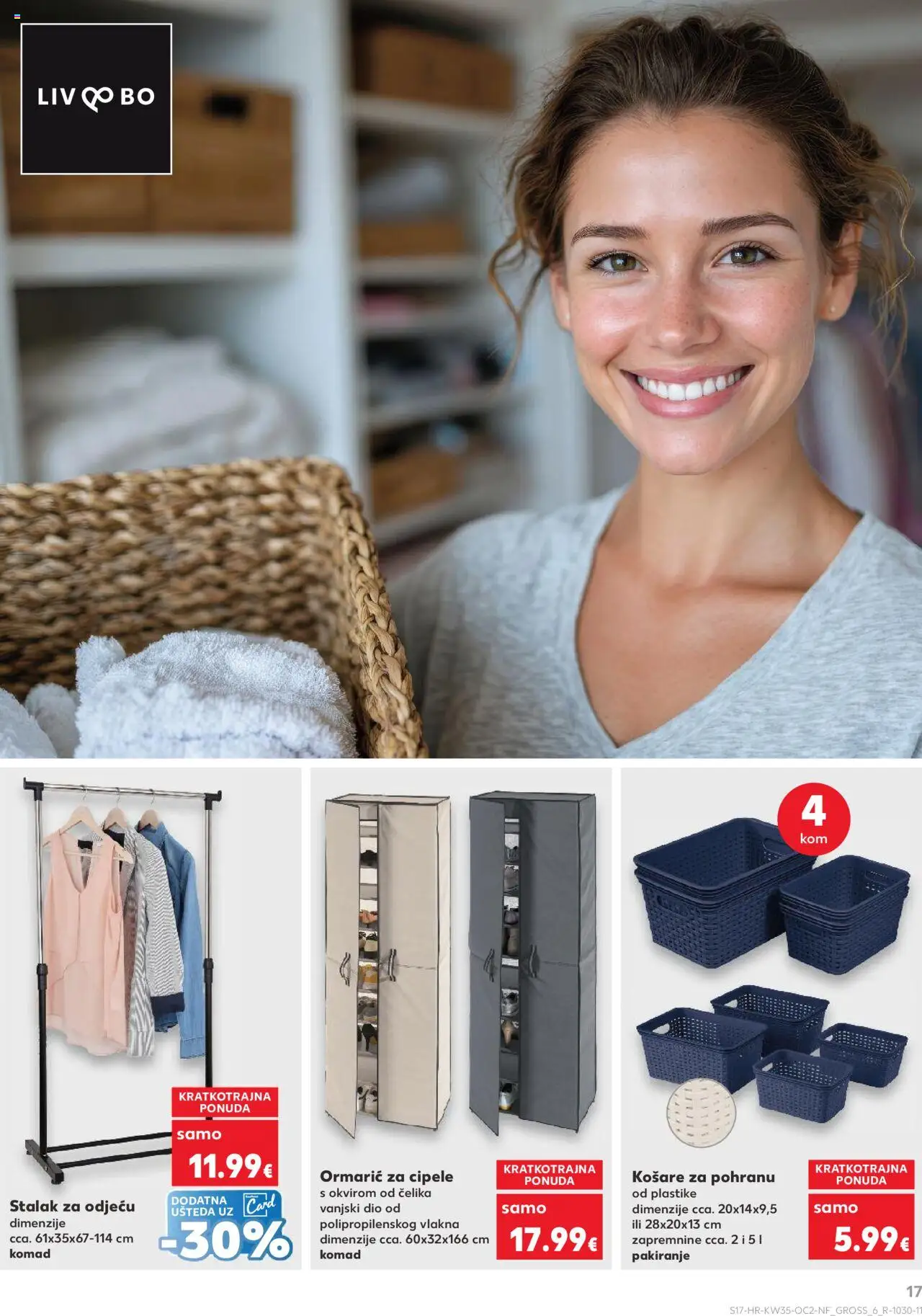 Kaufland katalog | vrijedi od 27.08.2025 | Stranica: 17 | Proizvodi: Košare, Stalak za odjeću