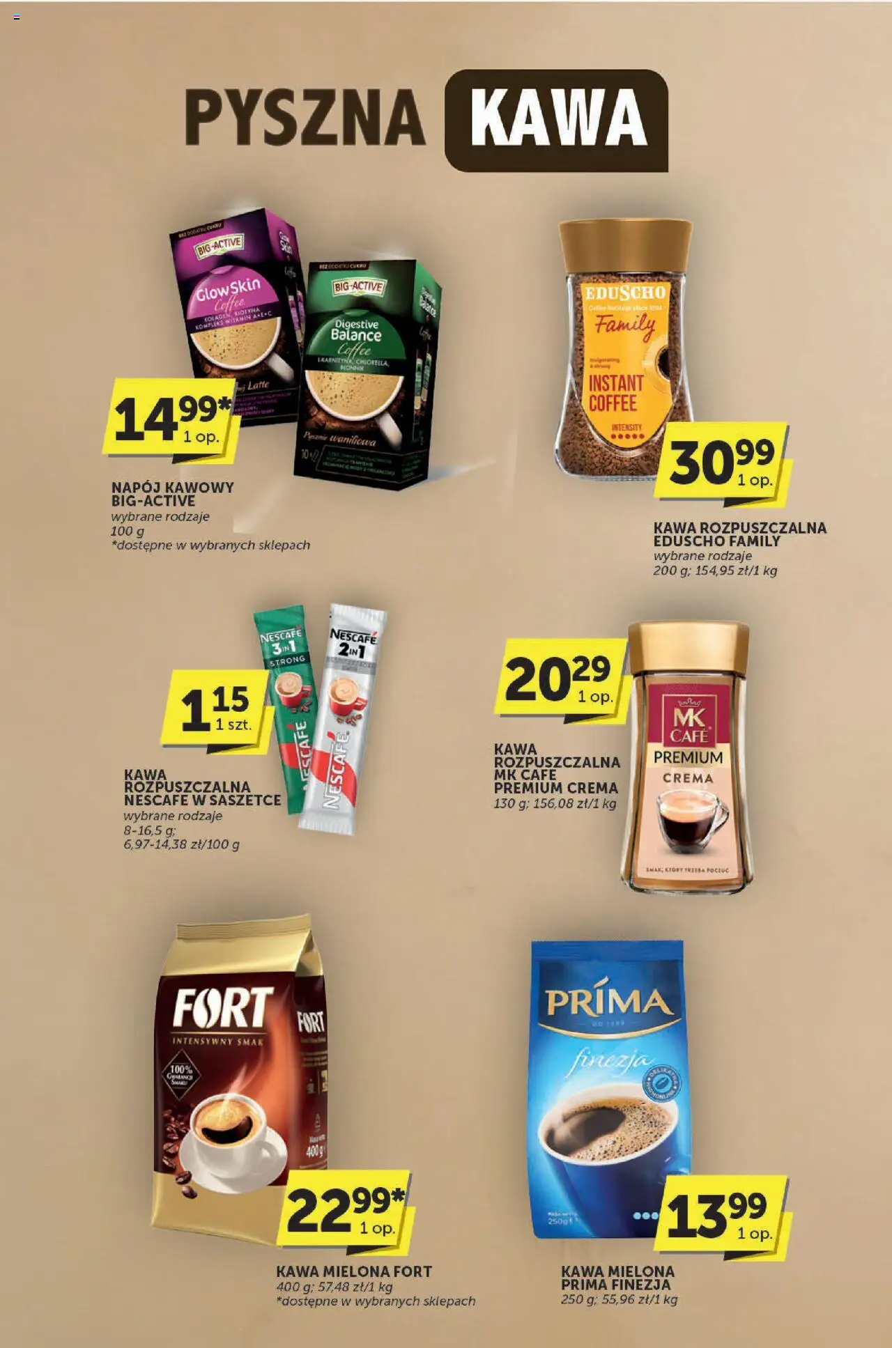 Euro Sklep Gazetka - Katalog od 16.10.2025 | Strona: 18 | Produkty: Nescafe, Kawa rozpuszczalna, Kawa