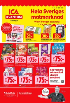 ICA Kvantum - Vellinge - Förhandsvisning av reklamblad från butik ICA Kvantum aktuell från 25.08.2025