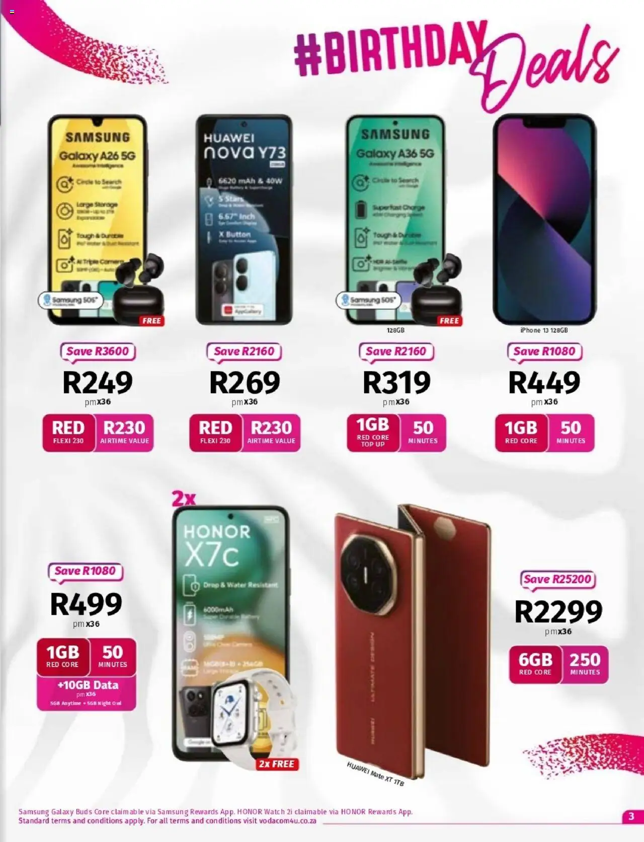 New Vodacom catalogue – valid from 07.10.2025 | Page: 3 | Products: Data, Watch, Water