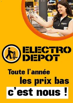 Electro Dépôt - Prévisualisation de Electro Dépôt catalogue valide à partir de 23.07.2025