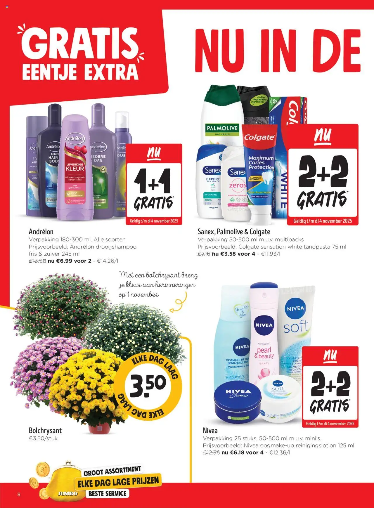 {H1} | Pagina: 8 | Producten: Shampoo, Conditioner, Crème, Tandpasta