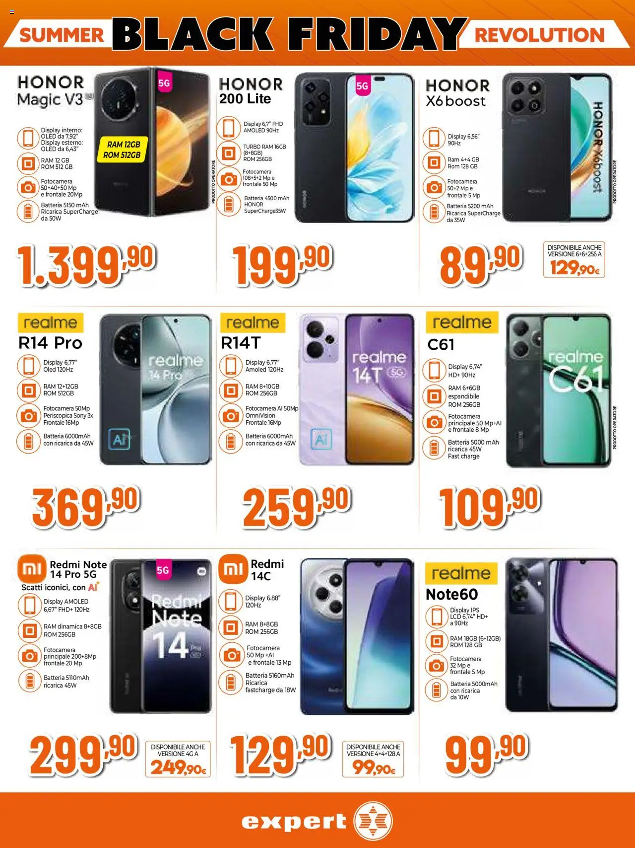 Volantino Iperal del 05.06.2025 | Pagina: 3 | Prodotti: Smartphone, Fotocamera, Batteria