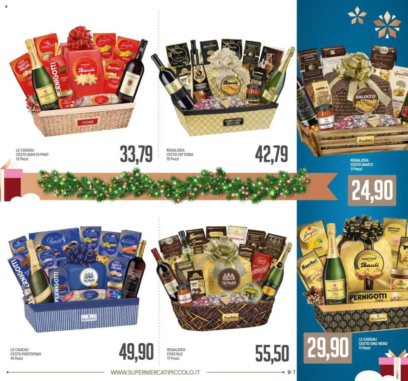 Volantino Piccolo del 24.11.2025 | Pagina: 7 | Prodotti: Panettone, Parmigiano, Cotechino