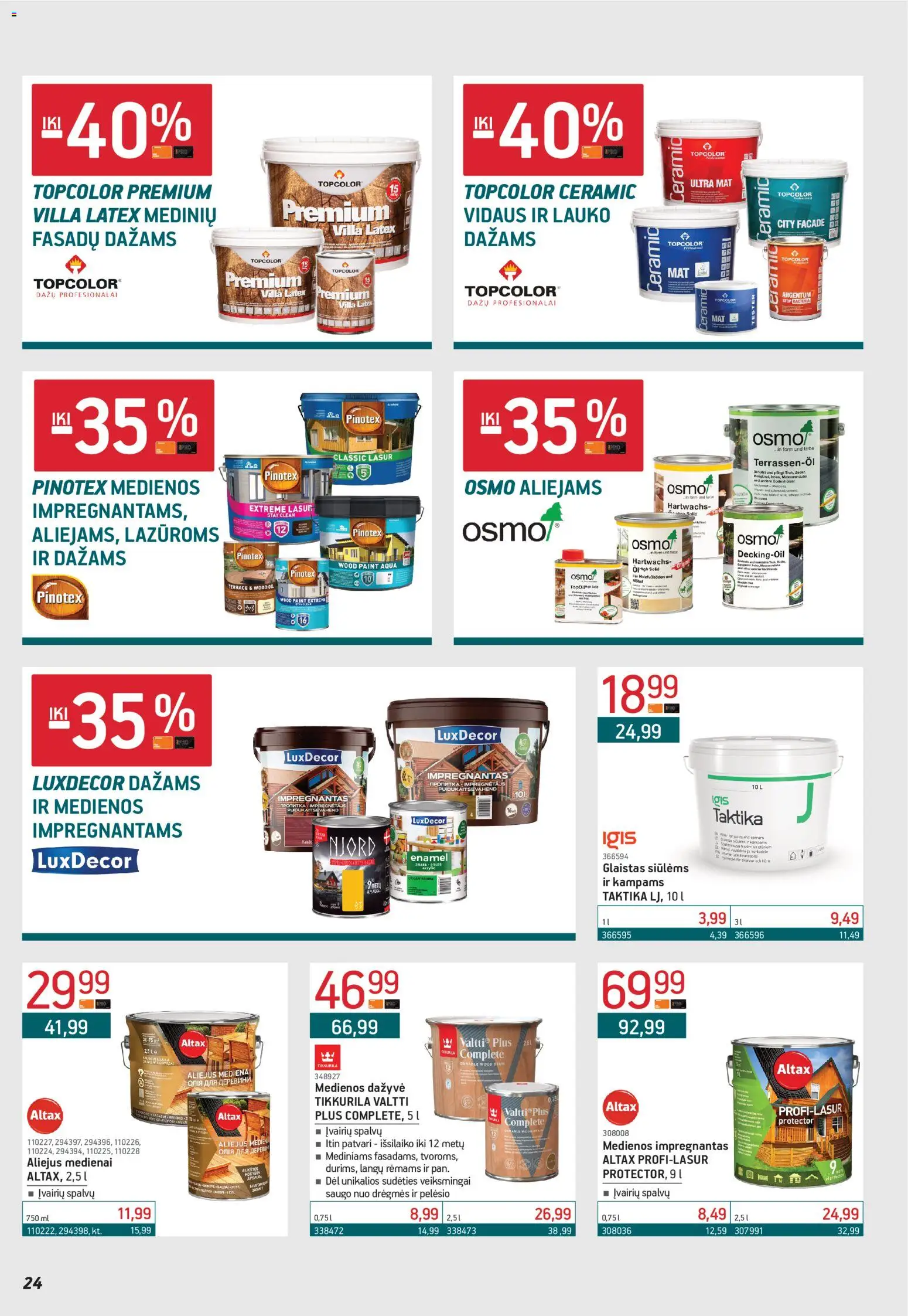 ERMITAŽAS akcijos nuo 04.05.2026 | Puslapis: 24 | Prekių: Aliejus