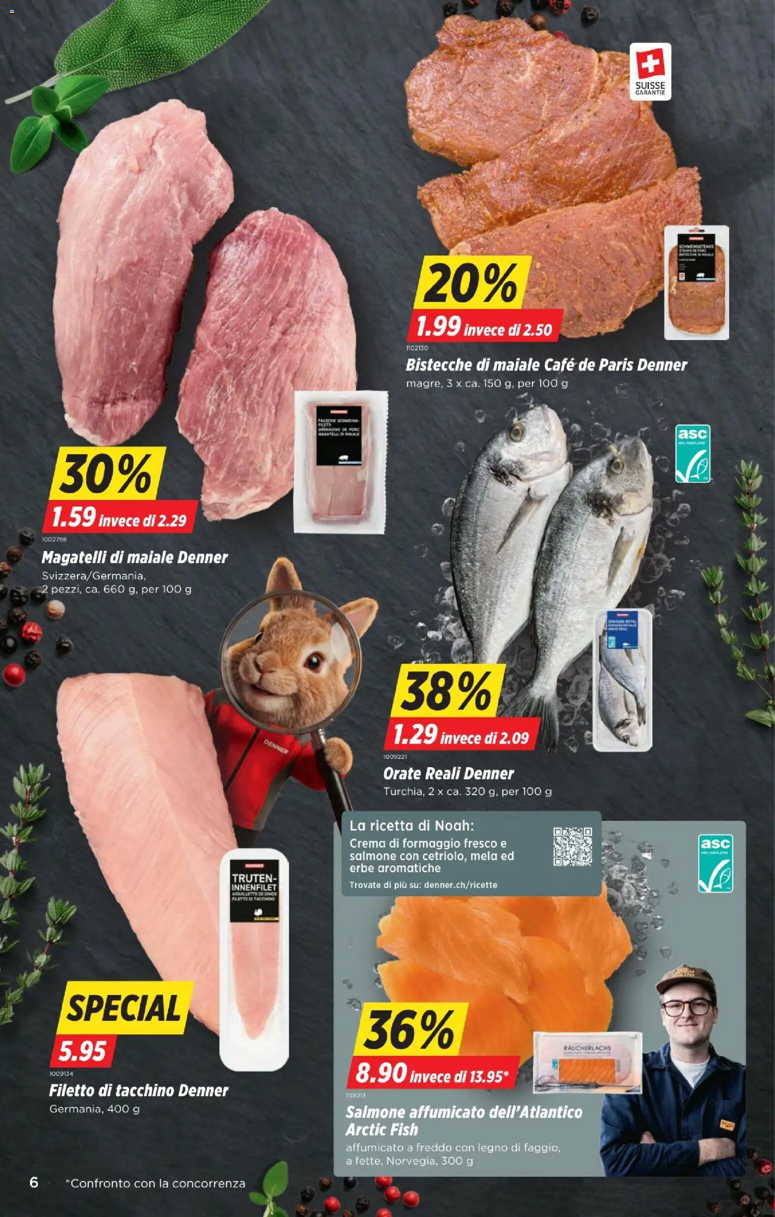 Denner aktionen IT – gültig ab 26.03.2026 | Seite: 6 | Produkte: Räucherlachs