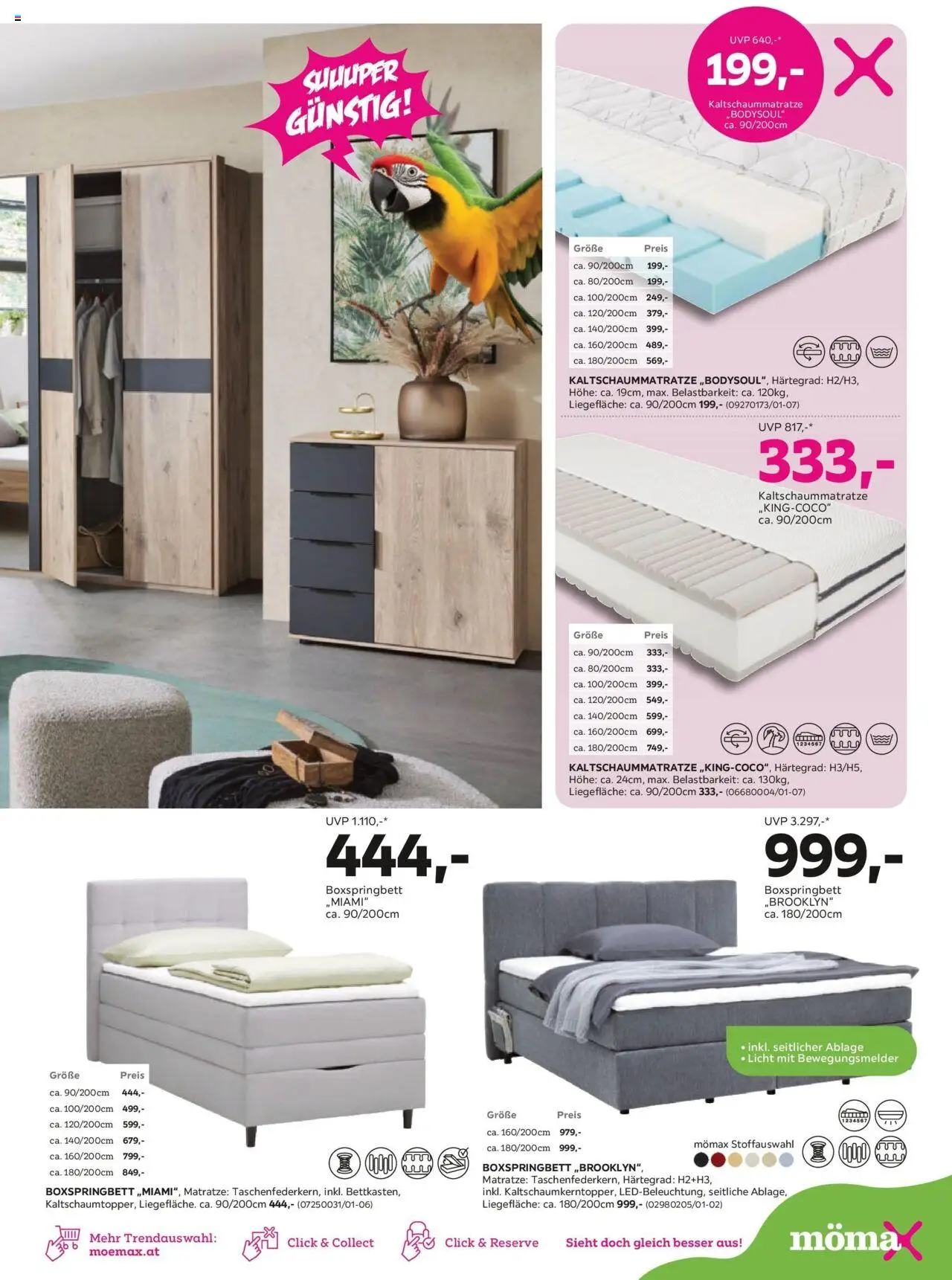 Mömax Prospekt aktuell gültig ab 05.08.2025 | Seite: 5 | Produkte: Matratze
