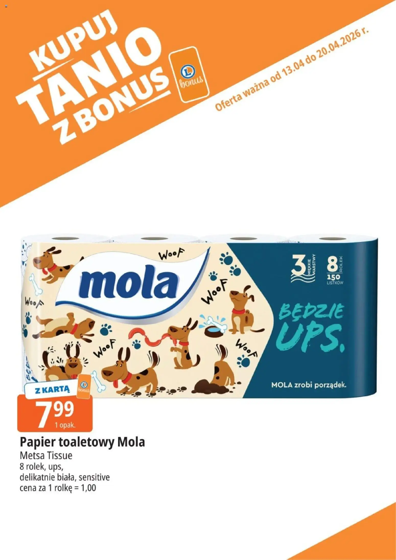 E.Leclerc gazetka - Kupony dodatkowe od 13.04.2026 | Strona: 11 | Produkty: Karta, Papier toaletowy