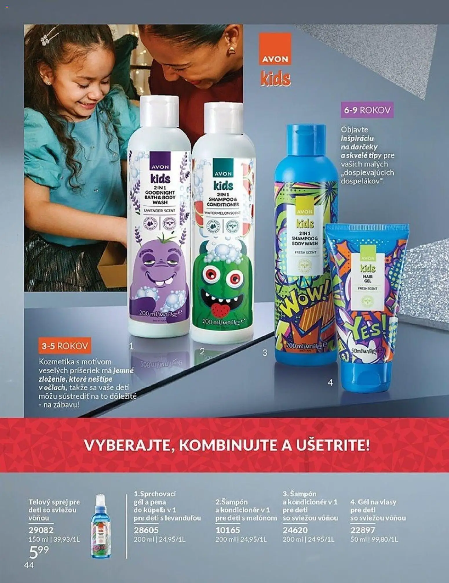 Nové Avon akcie – leták je platný od 01.11.2025 | Strana: 44 | Produkty: Šampón, Kondicionér