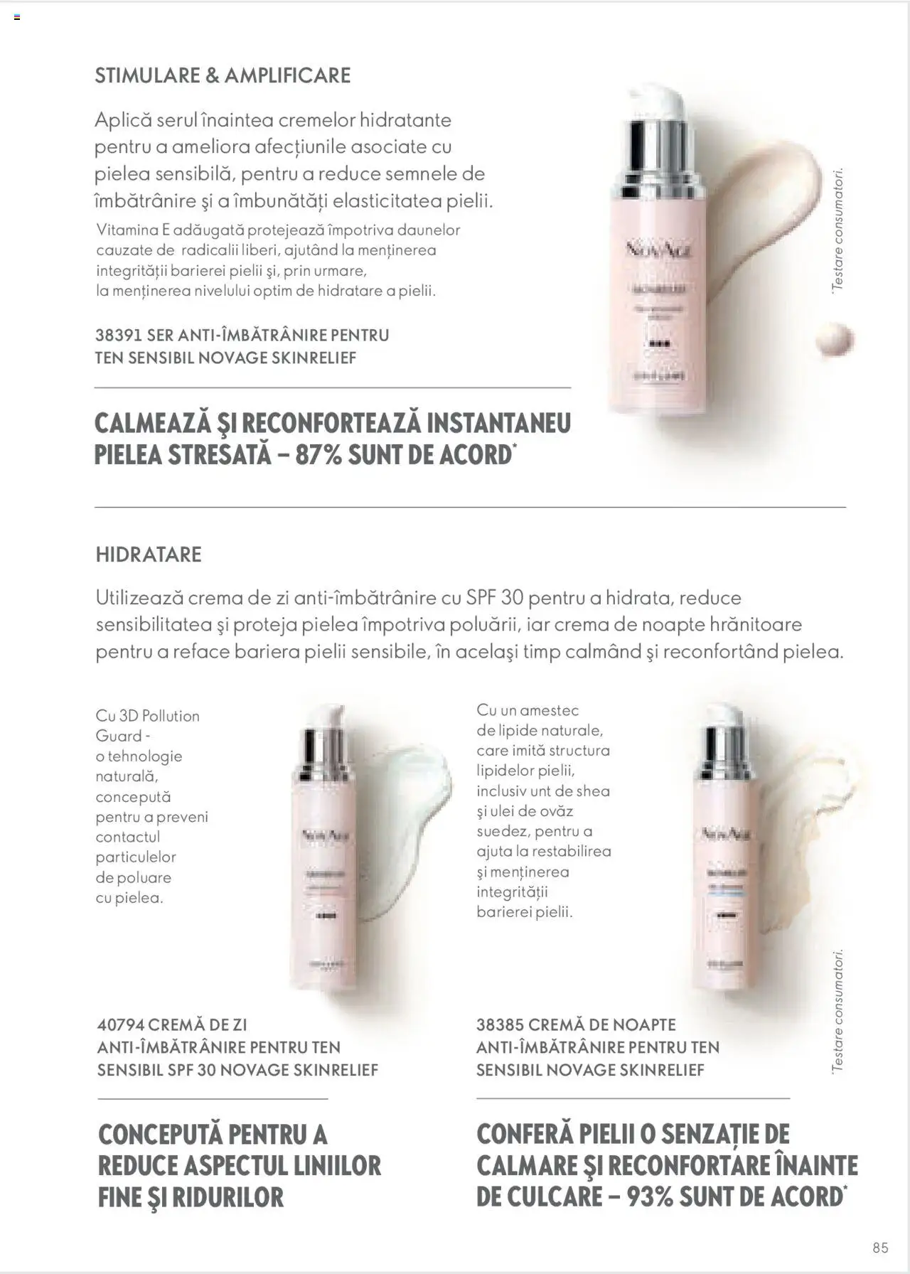 Oriflame catalog - Ghidul NOVAGE+ – valabil de la 01.03.2023 | Pagină: 85