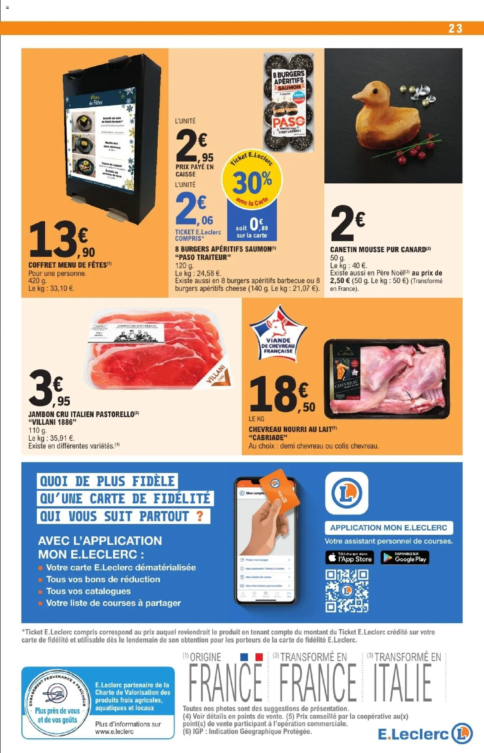 {H1} | Page: 23 | Produits: Jambon Cru, Barbecue, Jambon, Saumon