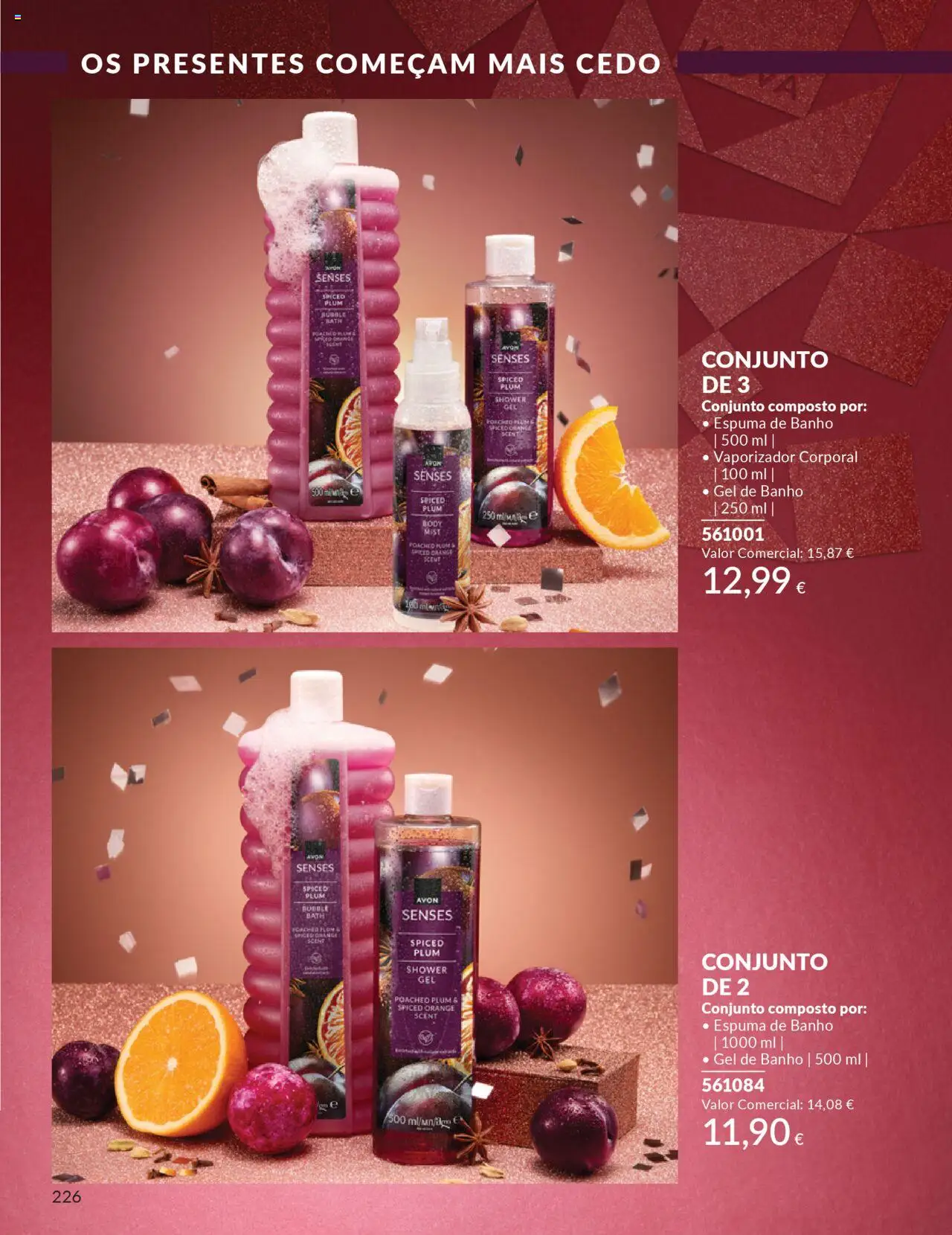 Catálogo Avon Campanha 10 │ válido de 01.10.2025 | Página: 226 | Produtos: Gel de banho, Espuma de banho, Banho
