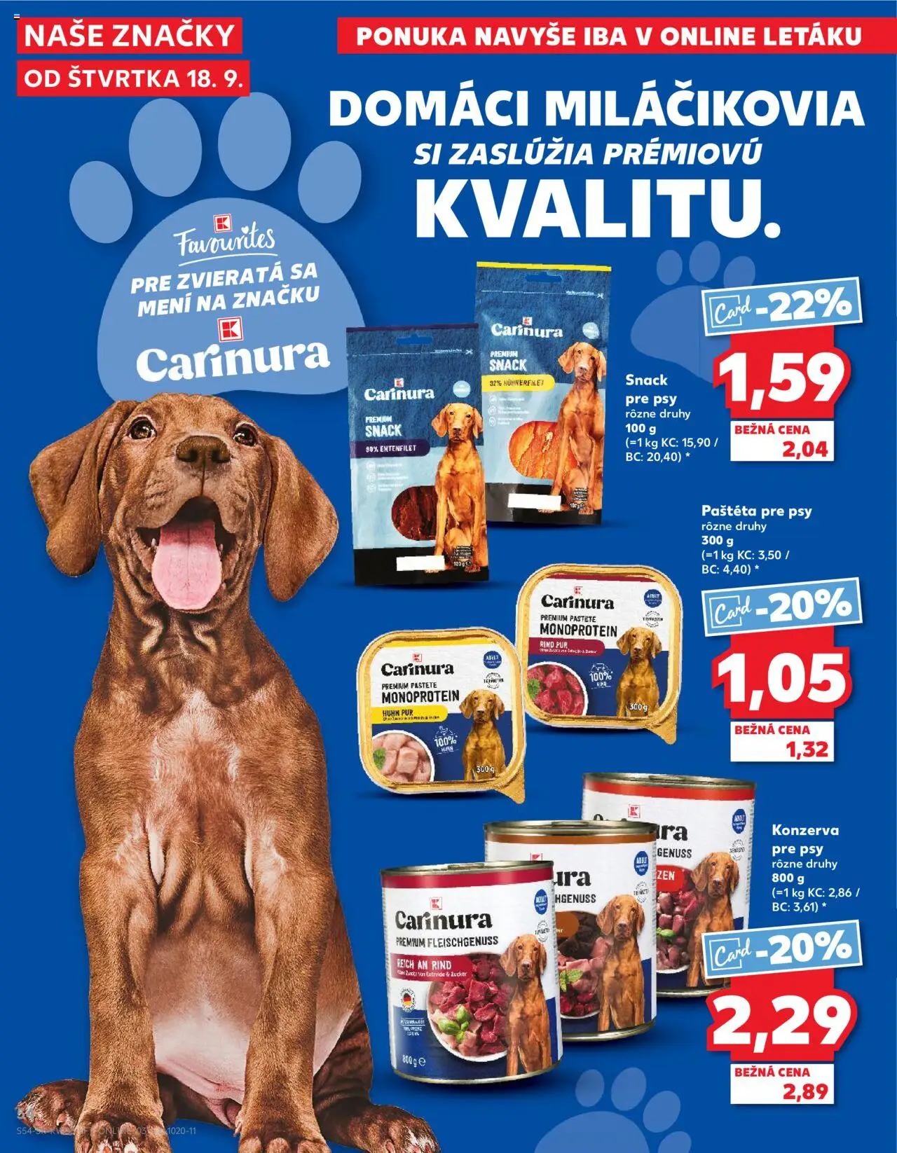 Kaufland SK akciós ujság - amely érvényes a következő dátumtól: 18.09.2025 | Oldal: 54