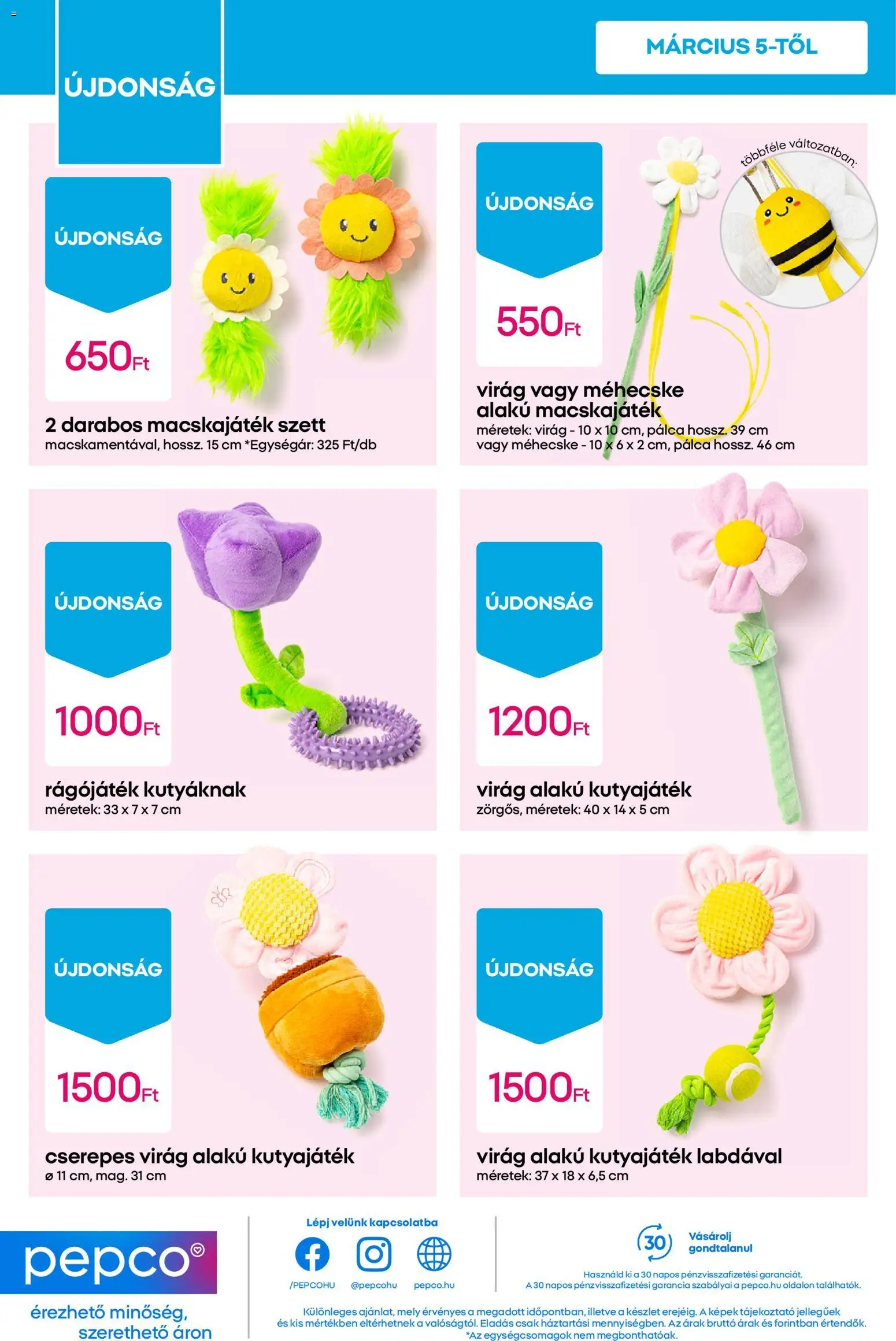 Pepco akciós ujság - amely érvényes a következő dátumtól: 05.03.2026 | Oldal: 12 | Termékek: Virag