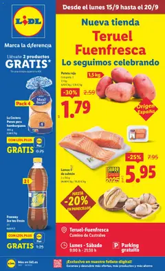 Vista previa Lidl - Teruel Fuenfresca válido desde el 15.09.2025