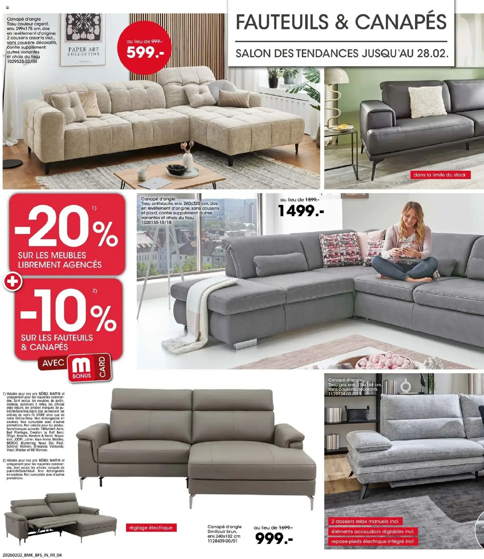 {H1} | Page: 4 | Produits: Store, Canapé