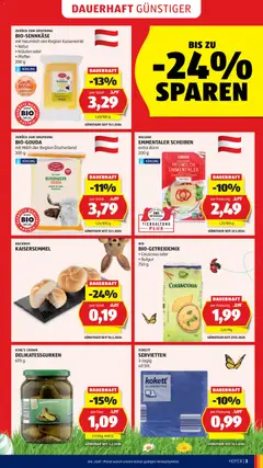 Hofer AT akciós újság - amely érvényes a következő dátumtól: 20.03.2026 | Oldal: 5 | Termékek: Gouda, Bulgur