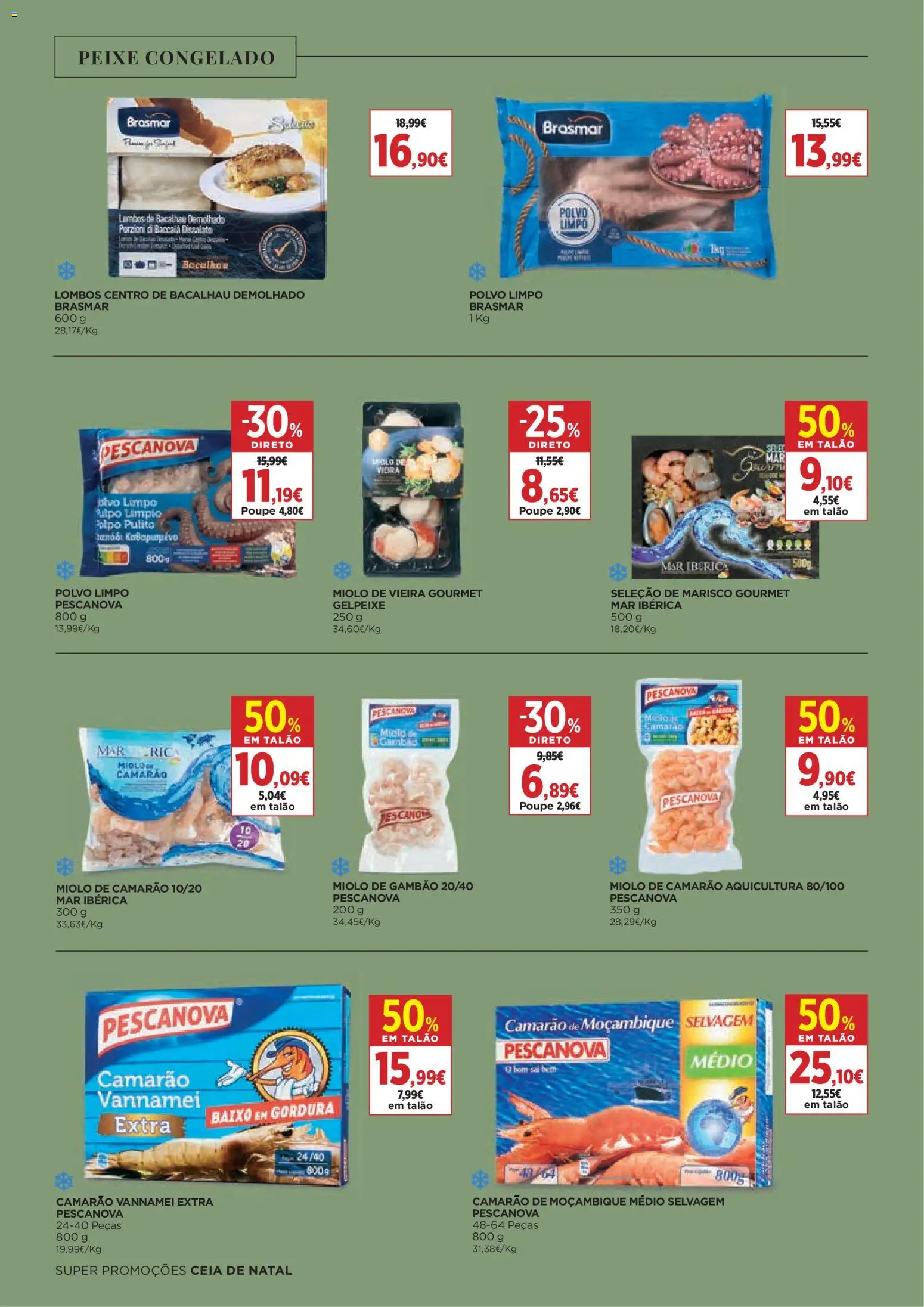 El Corte Ingles folheto │ válido de 05.12.2025 | Página: 8 | Produtos: Bacalhau, Polvo, Camarão, Peixe