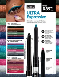 Avon specials catalogue – valid from 01.03.2026 | Page: 45 | Products: Lip liner, Eyeliner