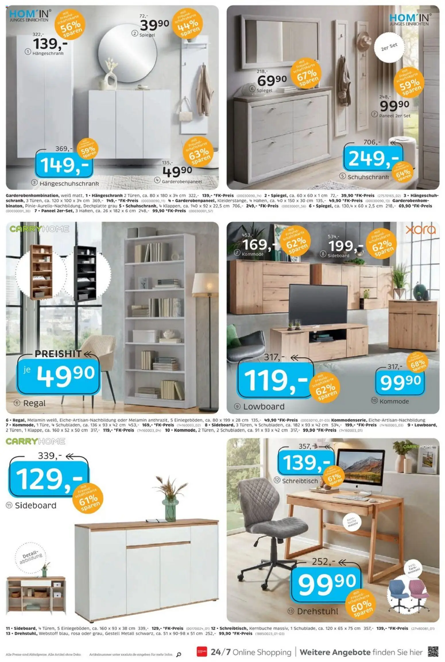 XXXL Lutz Prospekt 	 – gültig ab 20.12.2025 | Seite: 24 | Produkte: Sideboard, Lowboard, Kommode, Spiegel