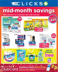 Clicks specials catalogue – valid from 09.12.2025