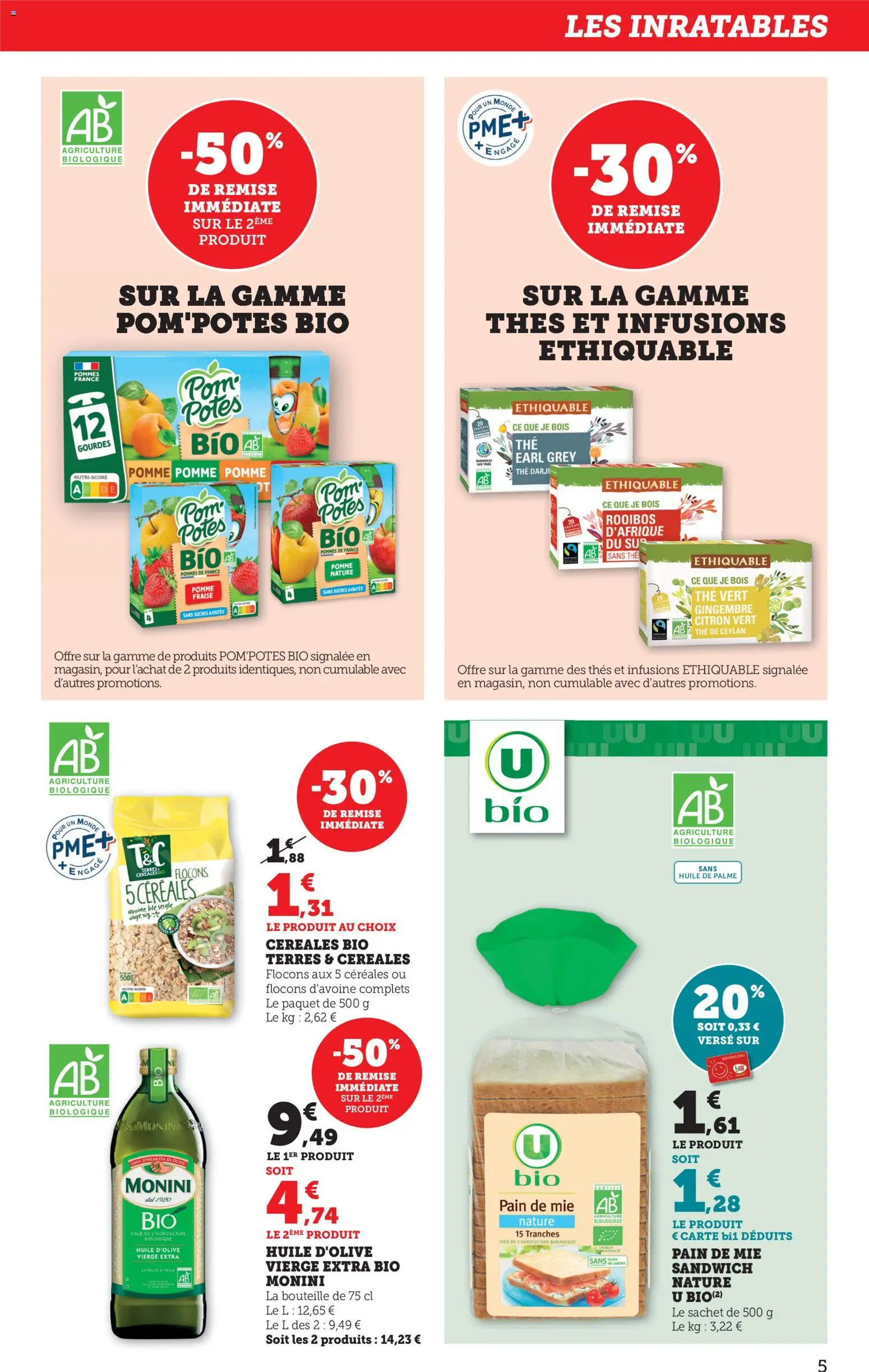 {H1} | Page: 5 | Produits: Huile d'olive vierge, Gingembre, Thé, Céréales