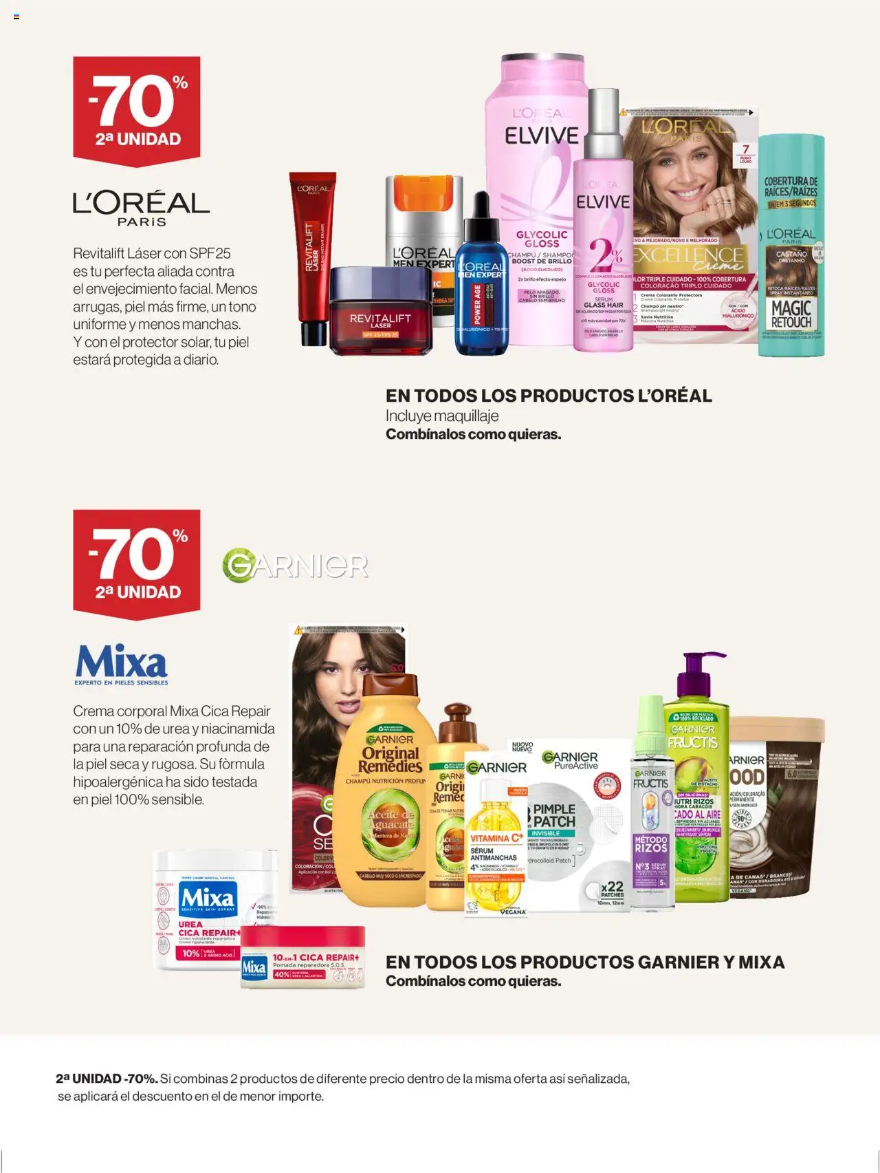 El Corte Inglés ofertas │ válido desde el 25.09.2025 | Página: 2 | Productos: Champú, Manteca, Aceite, Crema