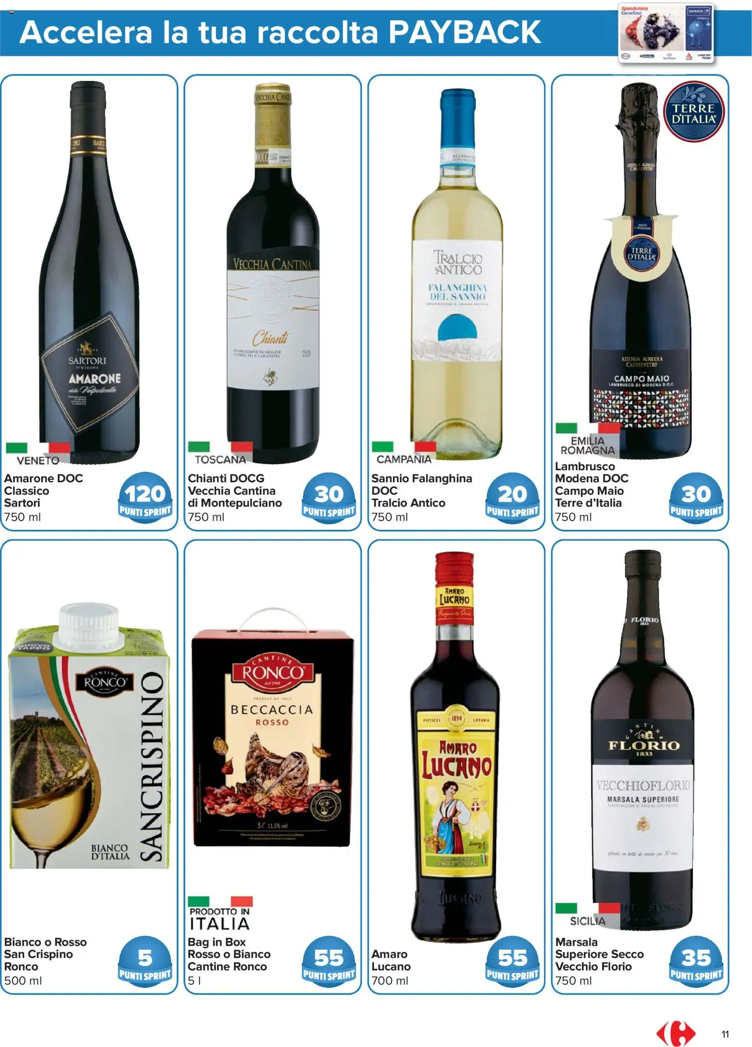 Volantino Carrefour del 16.12.2025 | Pagina: 11 | Prodotti: Amaro