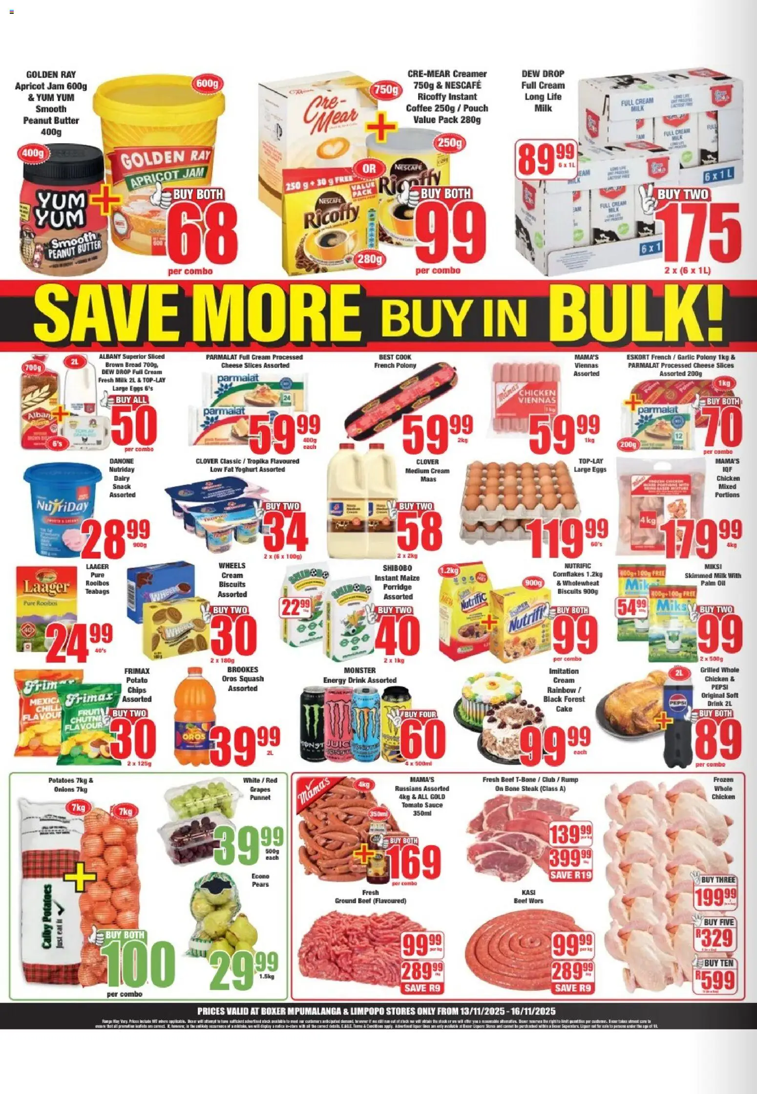 New Boxer catalogue – valid from 13.11.2025 | Page: 2 | Products: Butter, Bread, Garlic, Grapes