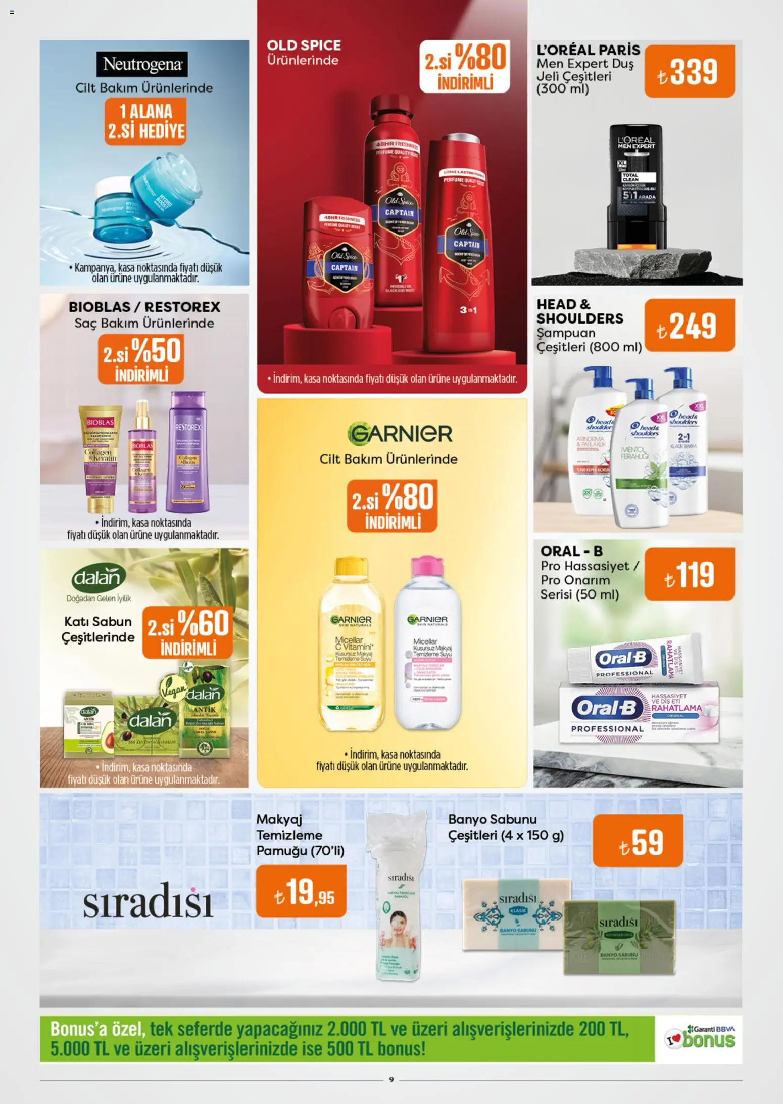 Özdilek Katalog - 22.10.2025 tarihinden itibaren geçerlidir | Sayfa: 9 | Ürünler: Banyo, Şampuan, Sabun, Kasa