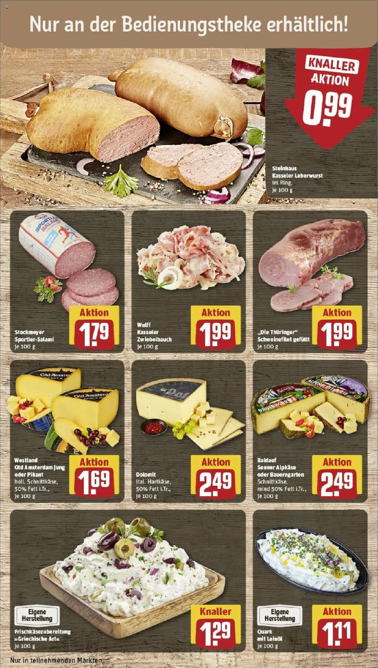 Rewe prospekt Nessetal Ot Goldbach	 - gültig ab dem 08.06.2025 | Seite: 11 | Produkte: Quark, Leinöl, Schweinefilet, Salami