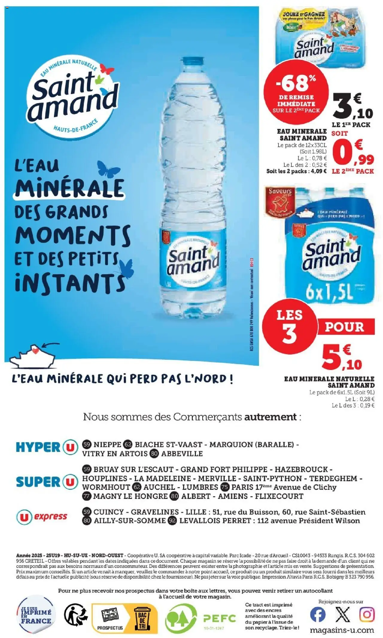 {H1} | Page: 16 | Produits: Eau minérale, Eau minérale naturelle